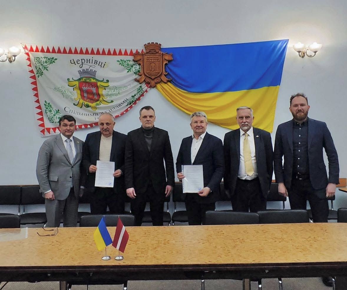 Чернівці приймали високих гостей з Латвії
